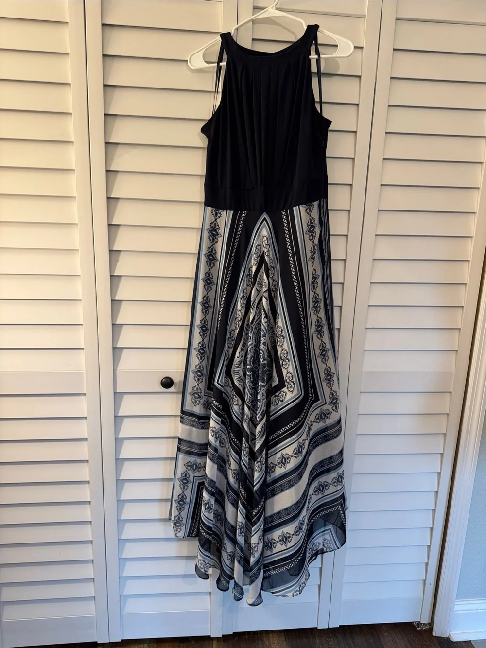 Sandra Darren Paisley Maxi Dress